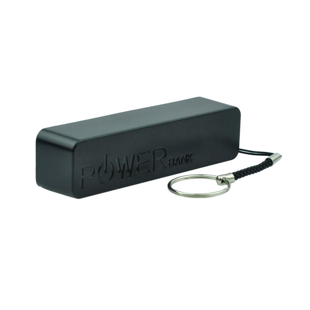 Power bank "PowerSquare" - 2600 mAh - črn