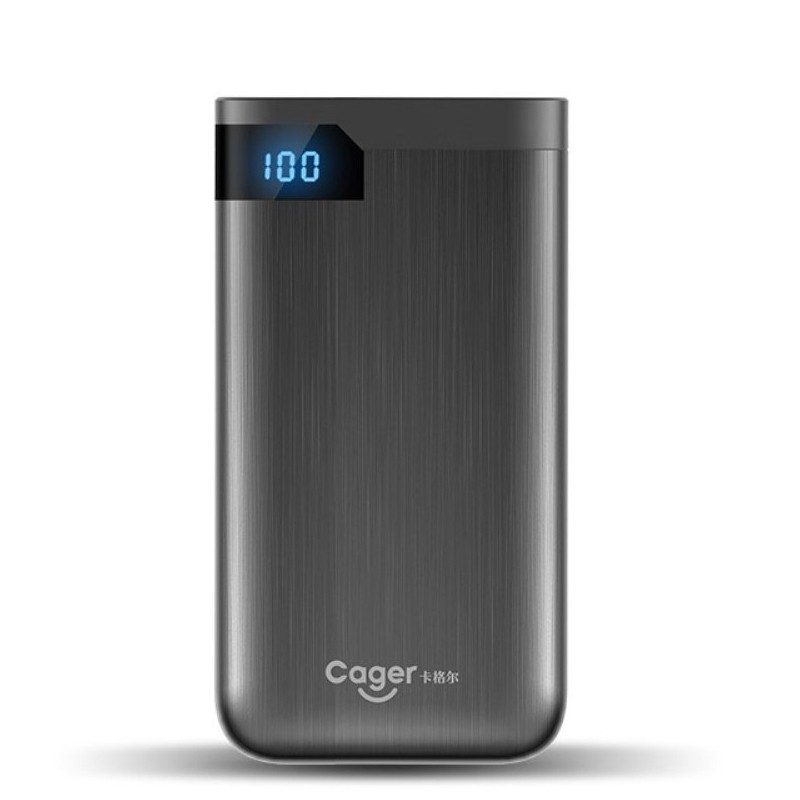 Power bank Cager "S100" - 10000 mAh - črn