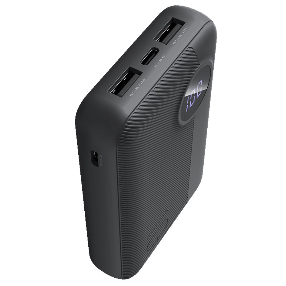 Power bank Rock "P75" - 10000 mAh - črn