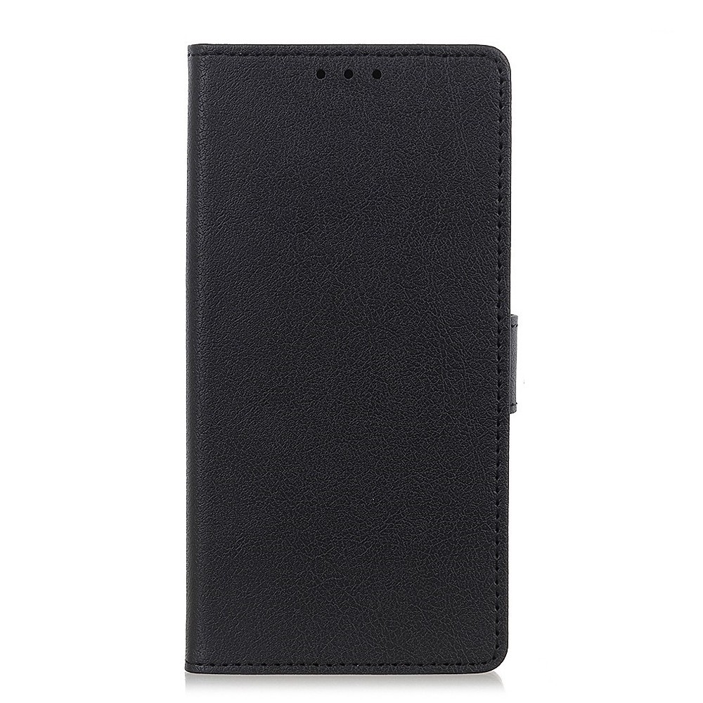Etui "Litchi" za Samsung Galaxy Note 10 Plus - črn