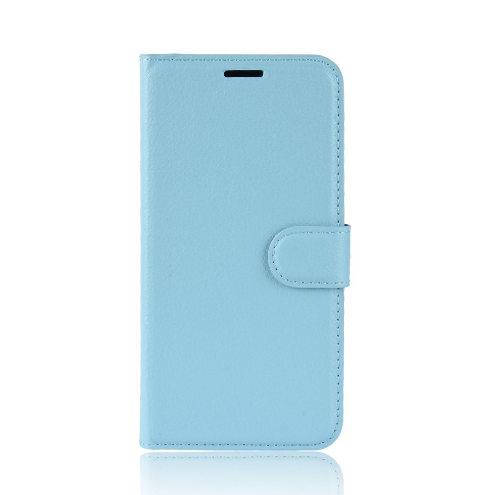 Eleganten etui "Litchi" za Alcatel 1X 2019 - moder