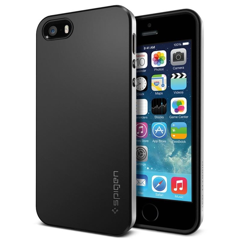 Ovitek Spigen SGP "Neo Hybrid" za iPhone 5 / 5S - satin silver