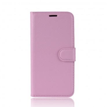 Etui "Litchi" za iPhone 11 Pro Max - roza