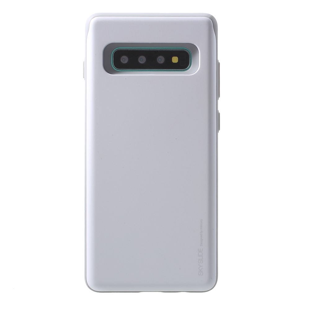 Hibriden TPU ovitek Goospery Sky Slide Bumper za Samsung Galaxy S10 - bel
