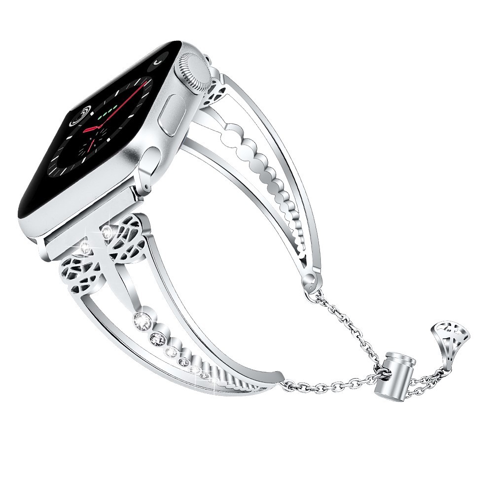 Kovinski pas "Dragonfly" za Apple Watch Series 4 44mm iz nerjavečega jekla - črn