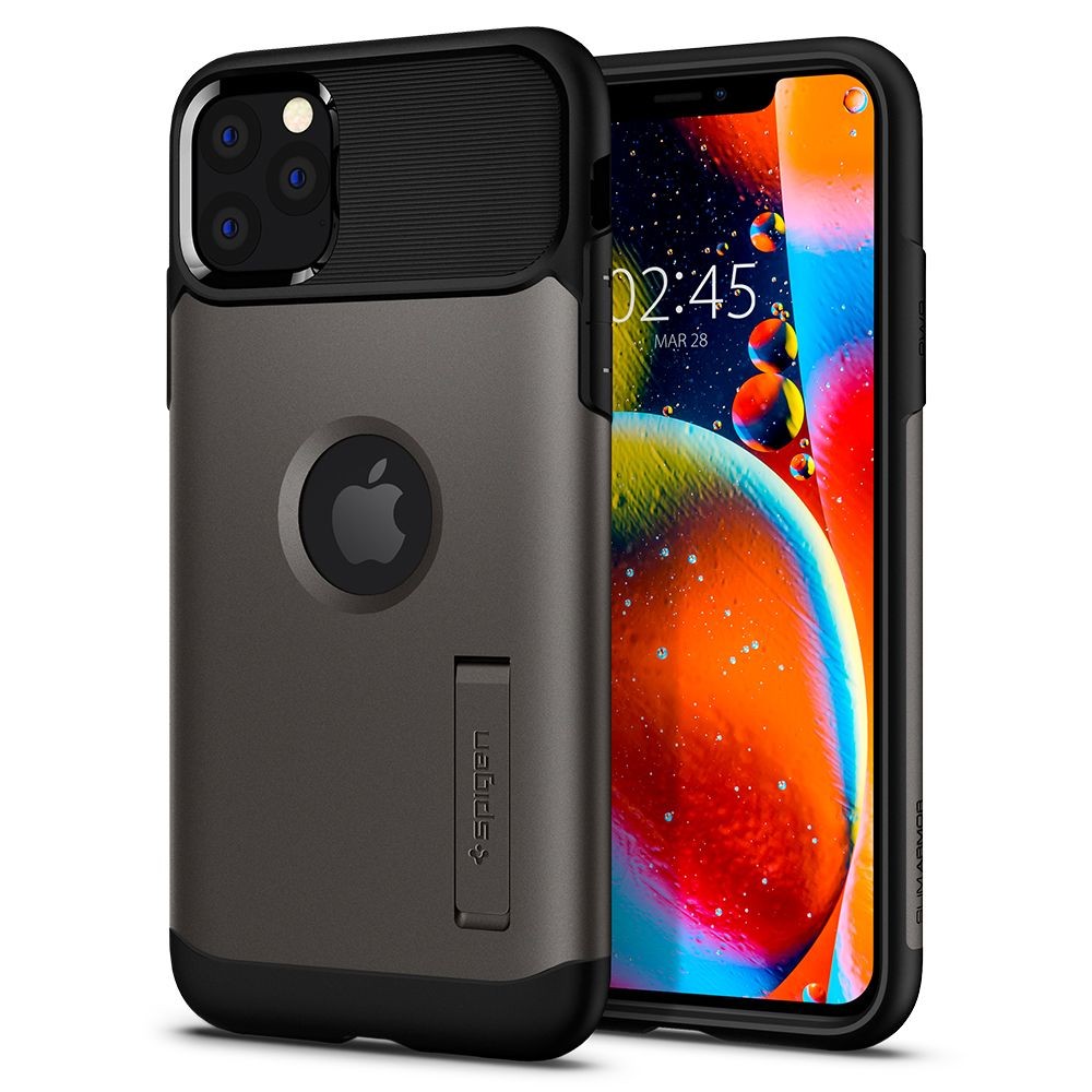 Ovitek Spigen "Slim Armor" za iPhone 11 Pro - gunmetal