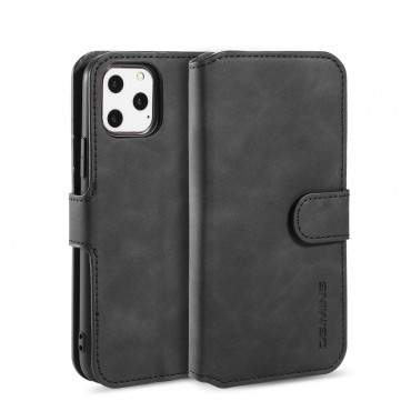 Eleganten etui "Retro Wallet" za iPhone 11 Pro - črn