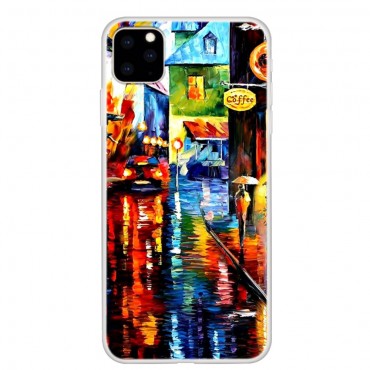TPU gel ovitek "Oil Street" za iPhone 11 Pro Max