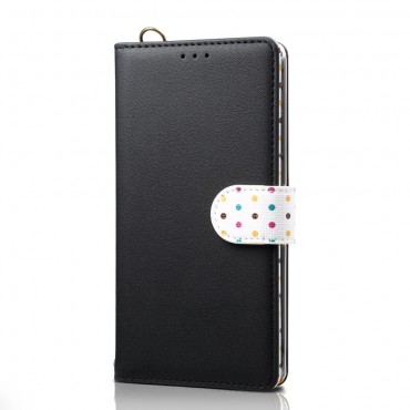 Eleganten etui "Dot Strap" za iPhone 11 Pro Max - črn