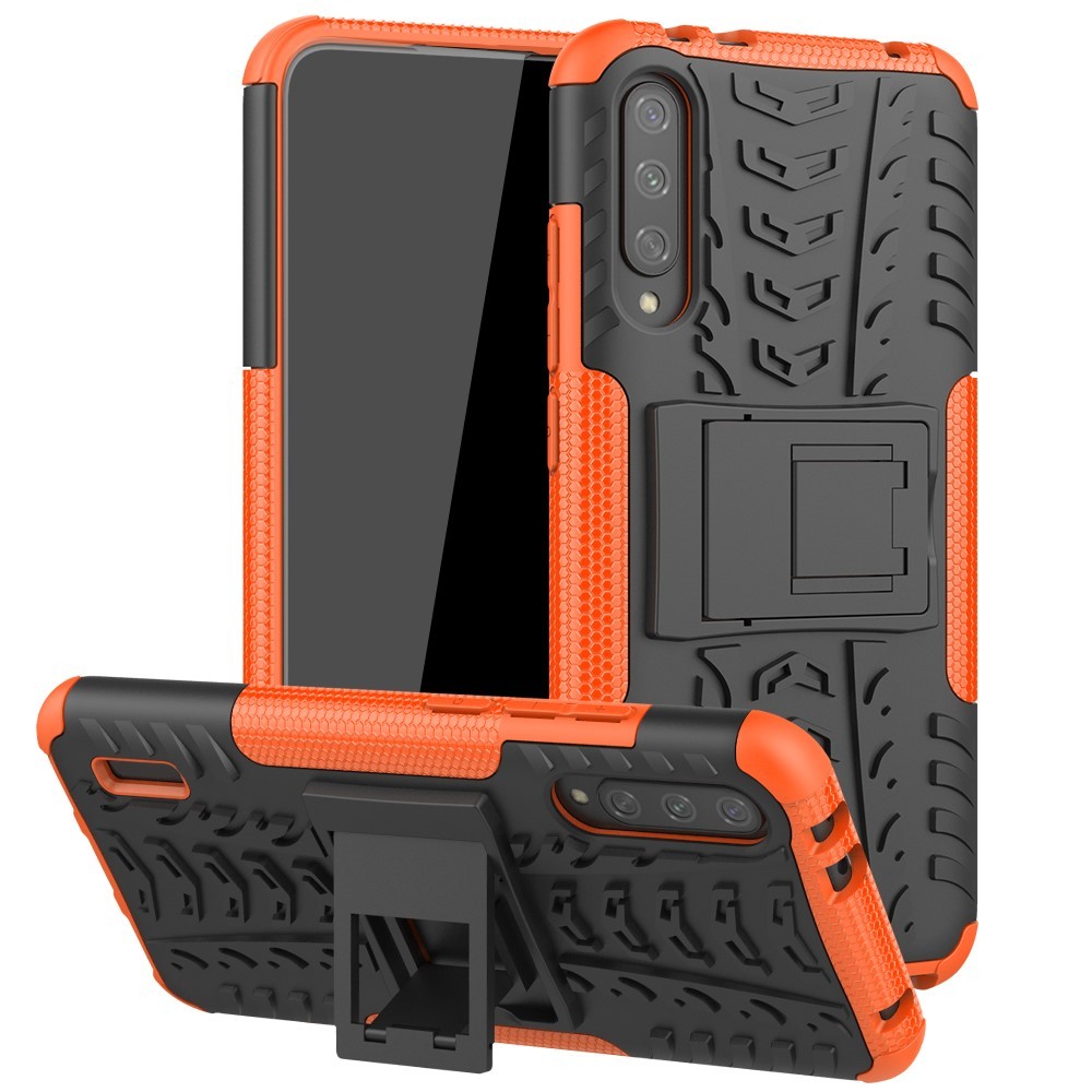 Hibriden TPU gel ovitek "Tough" za Xiaomi Mi A3 - oranžen