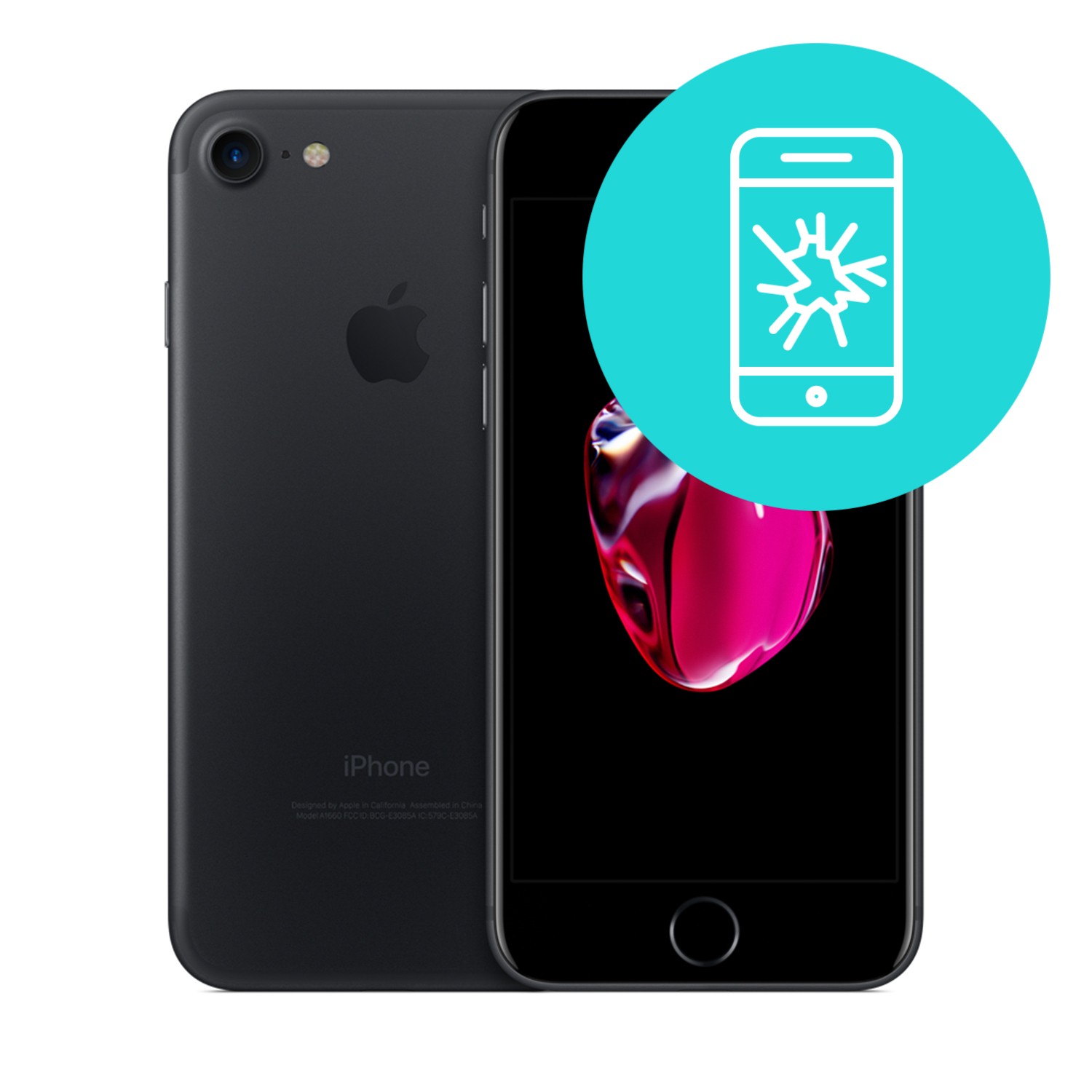 Menjava ekrana in stekla za iPhone 7 - B kakovost