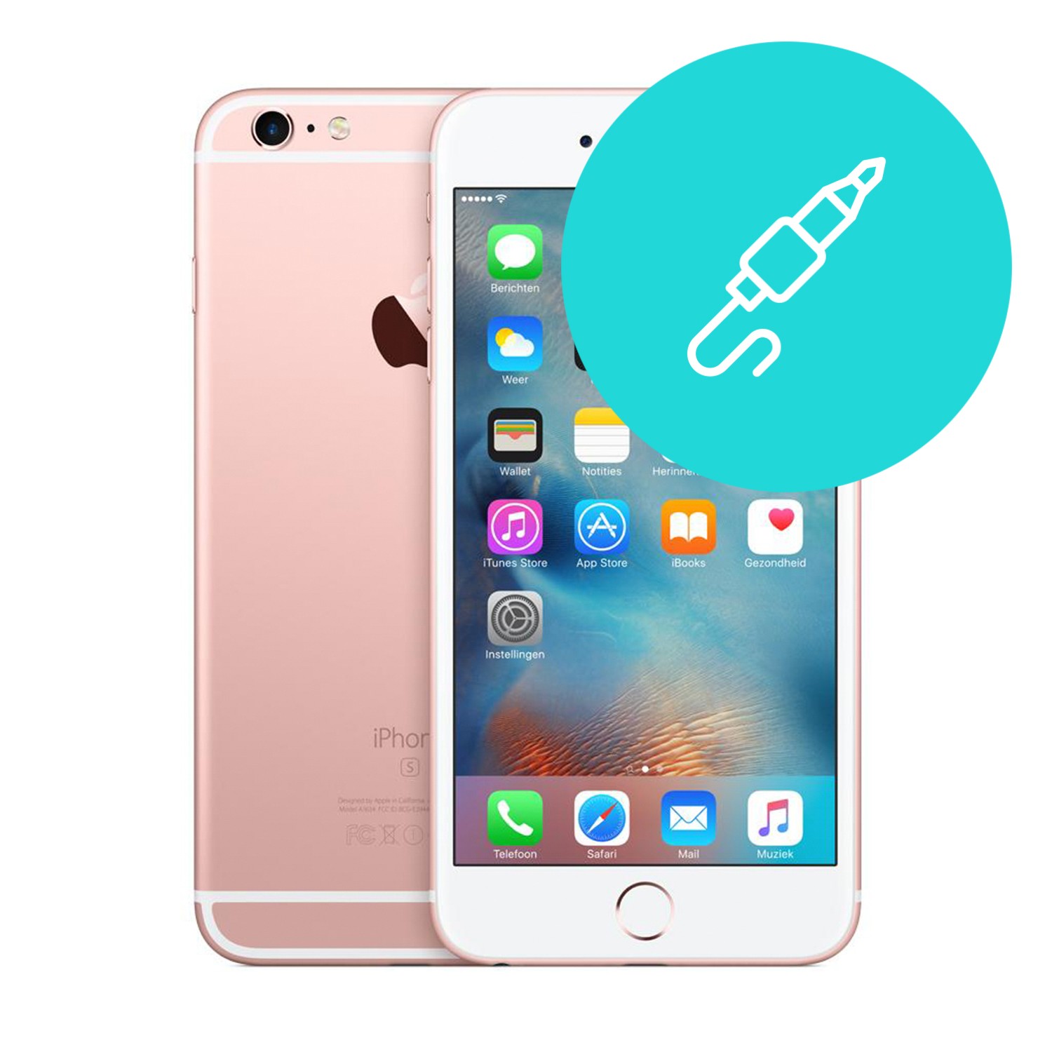 Servis vhoda za slušalke za iPhone 6s Plus