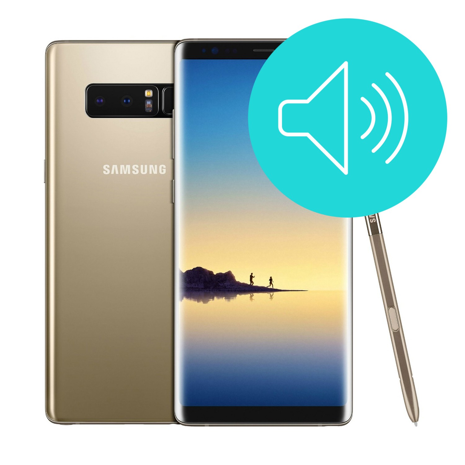 Servis zvočnika za Galaxy Note 8