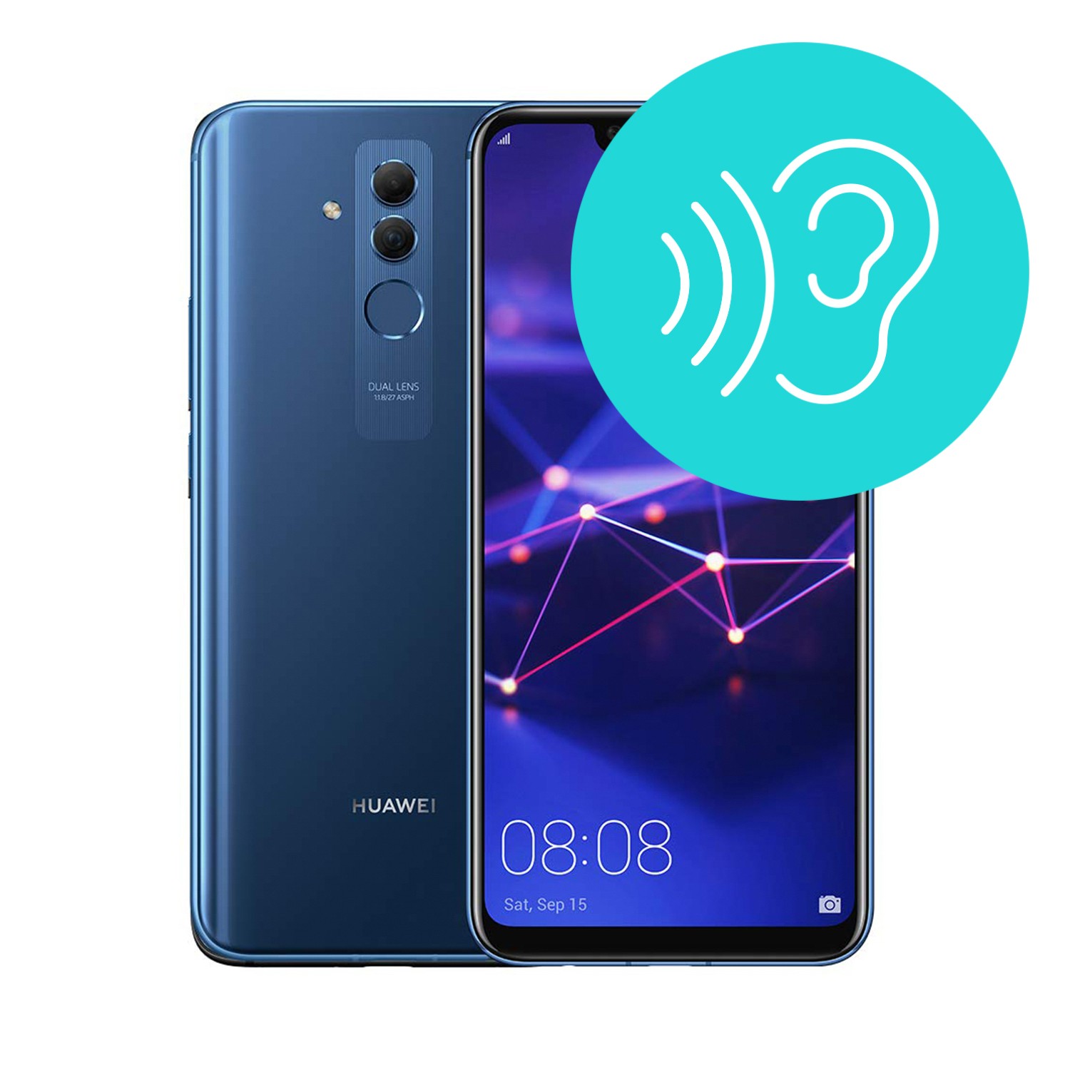 Servis zgornjega zvočnika za Huawei Mate 20 Lite