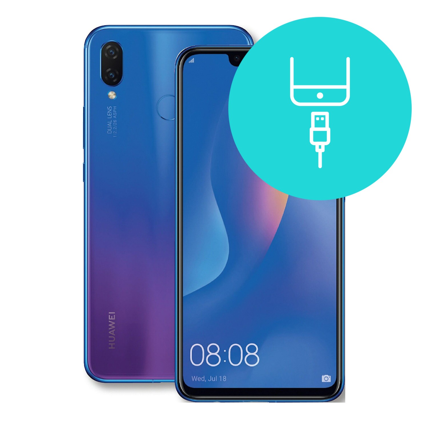 Servis polnilnega konektorja za Huawei P Smart 2019