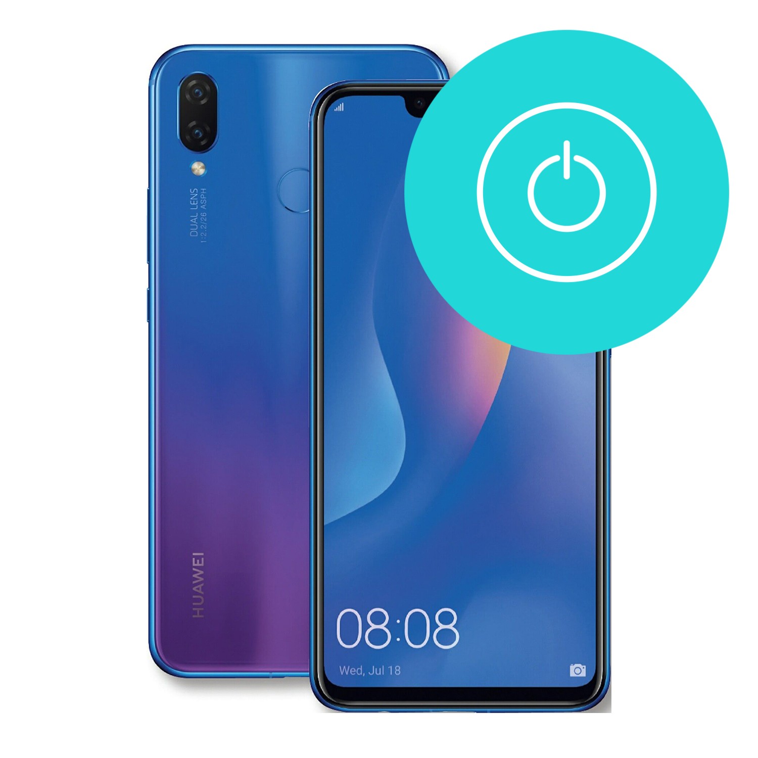 Servis tipke za vklop za Huawei P Smart 2019