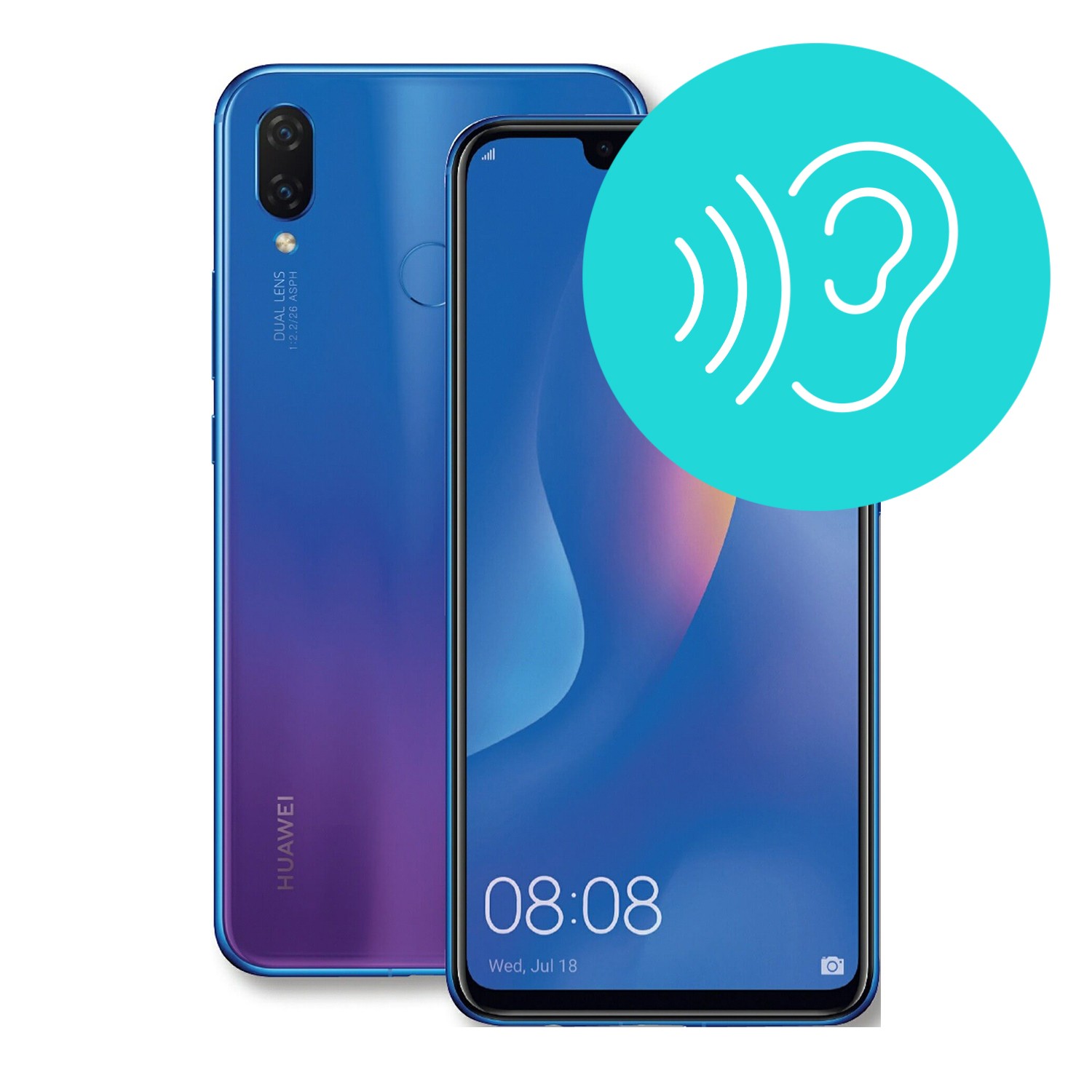 Servis zgornjega zvočnika za Huawei P Smart 2019