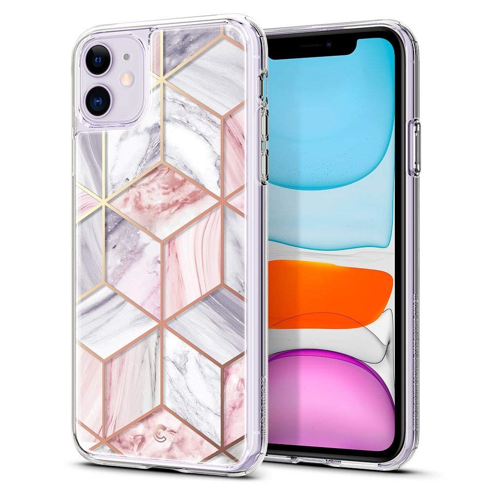 Ovitek Spigen "Ciel Etoile" za iPhone 11 - pink marble