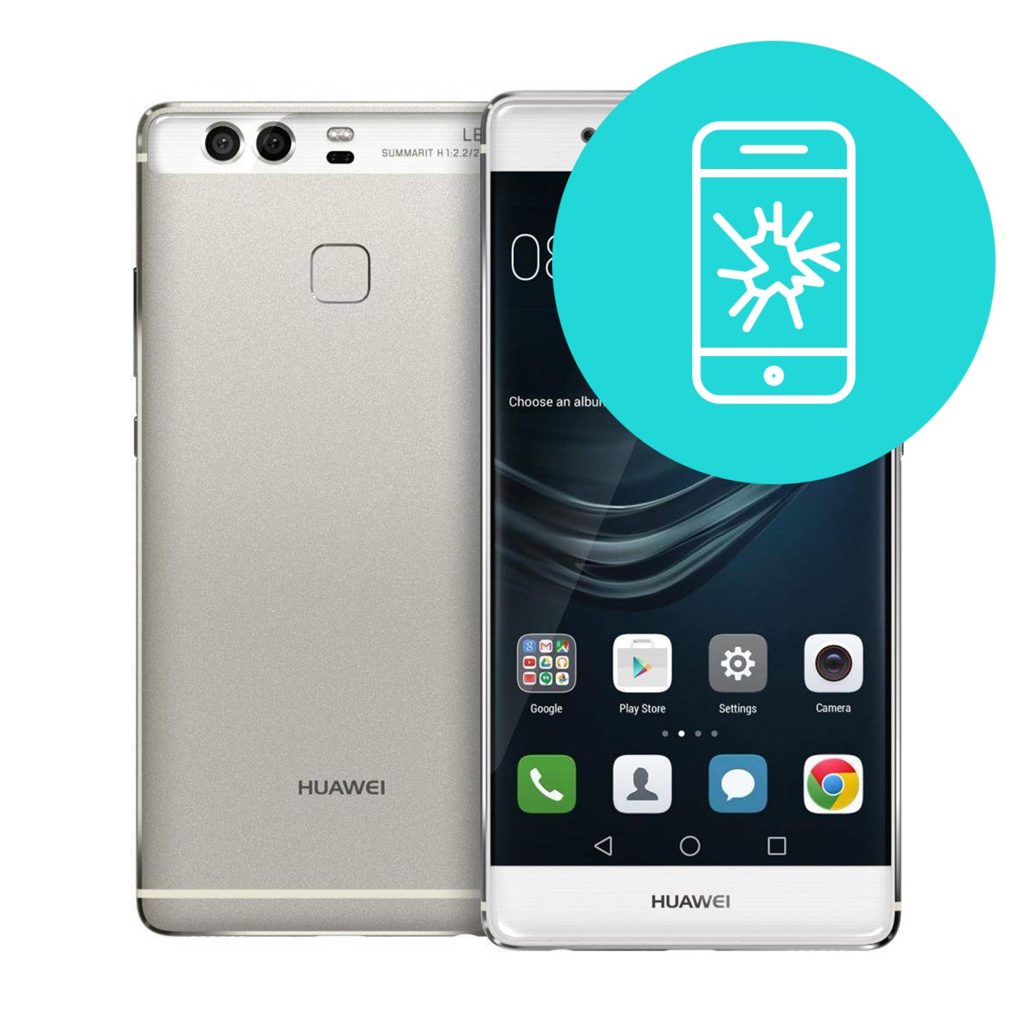 Menjava ekrana in stekla za Huawei P9