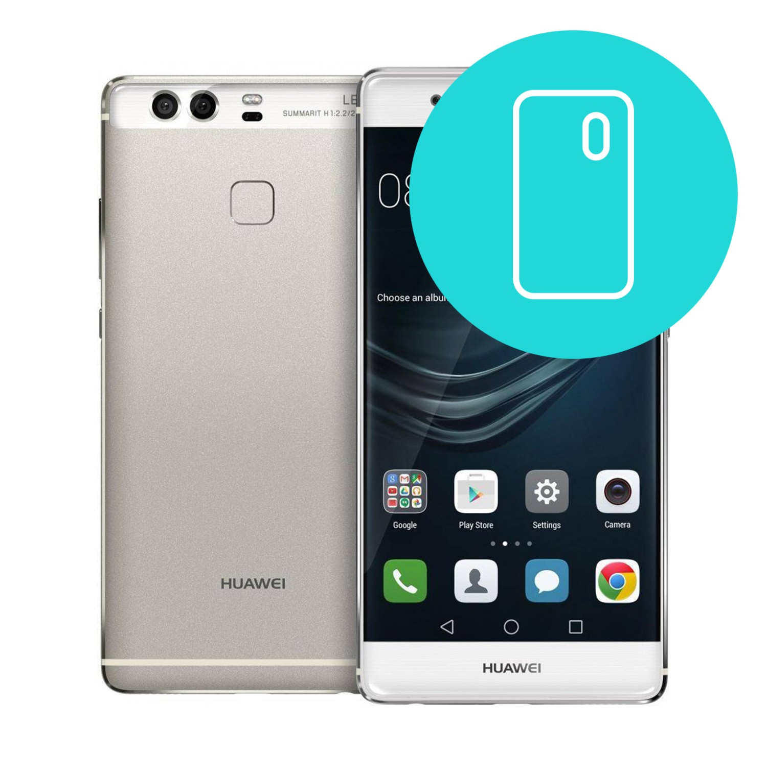 Menjava zadnjega pokrova za Huawei P9