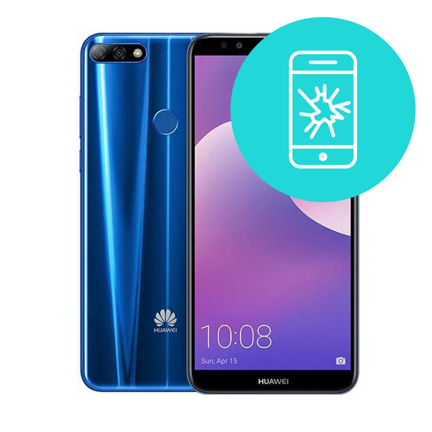 Menjava ekrana in stekla za Huawei Y7 Prime