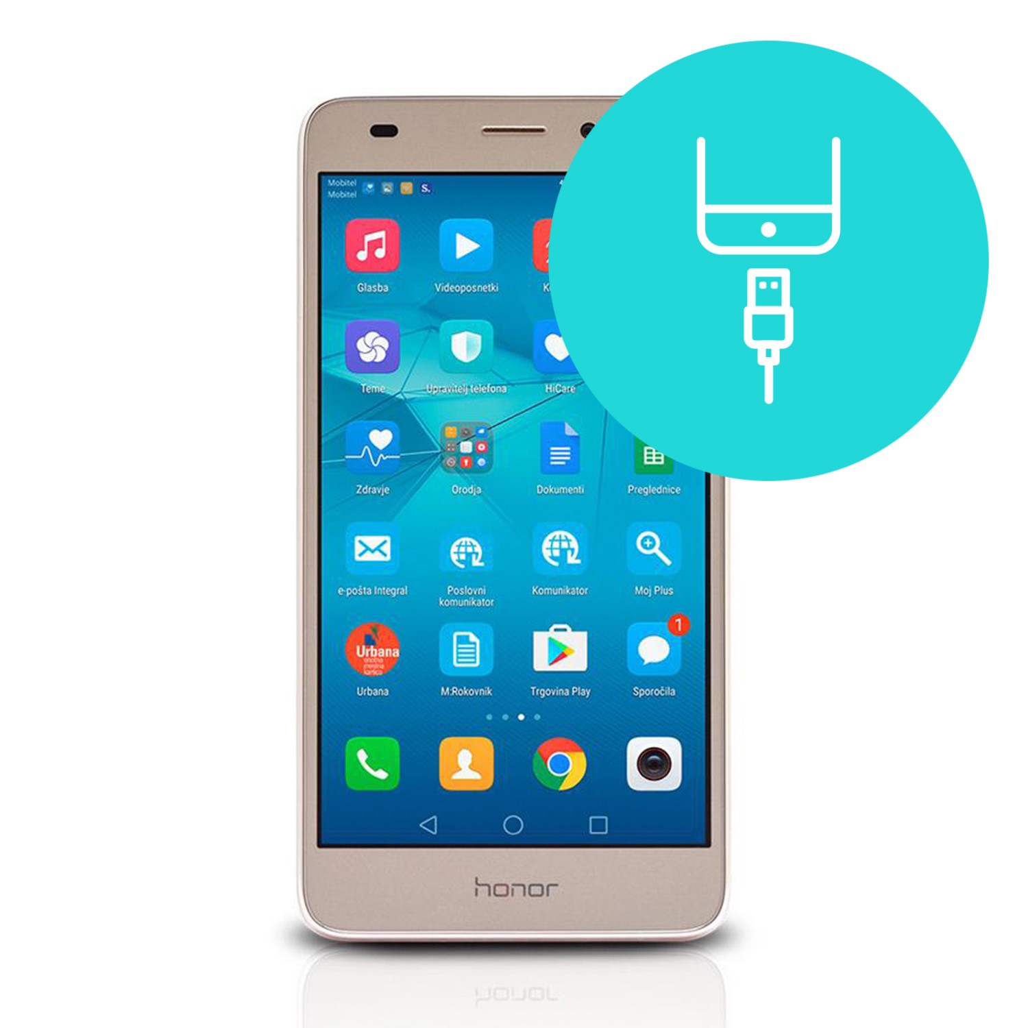 Servis polnilnega konektorja za Huawei Honor 7 Lite
