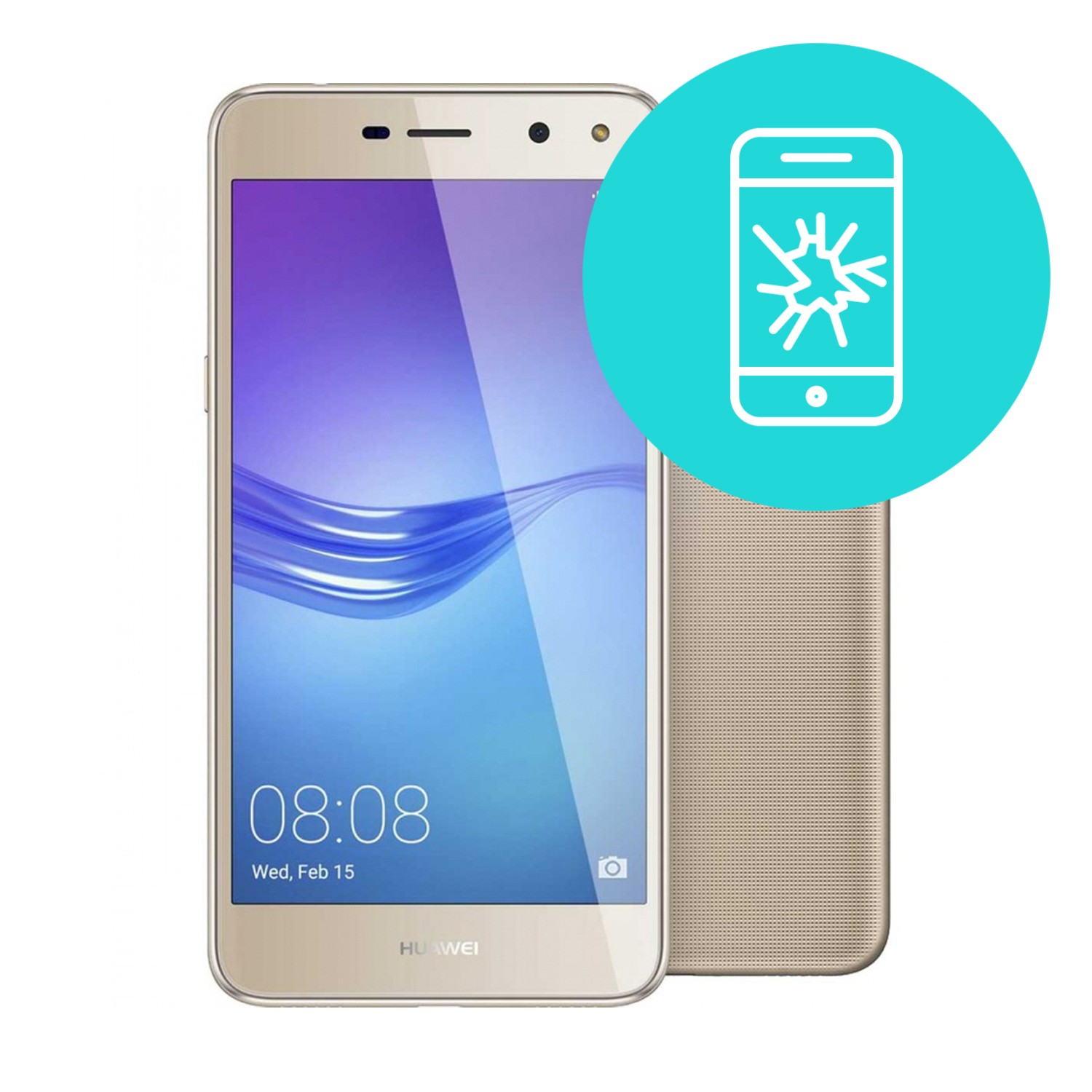 Menjava ekrana in stekla za Huawei Y6 2017