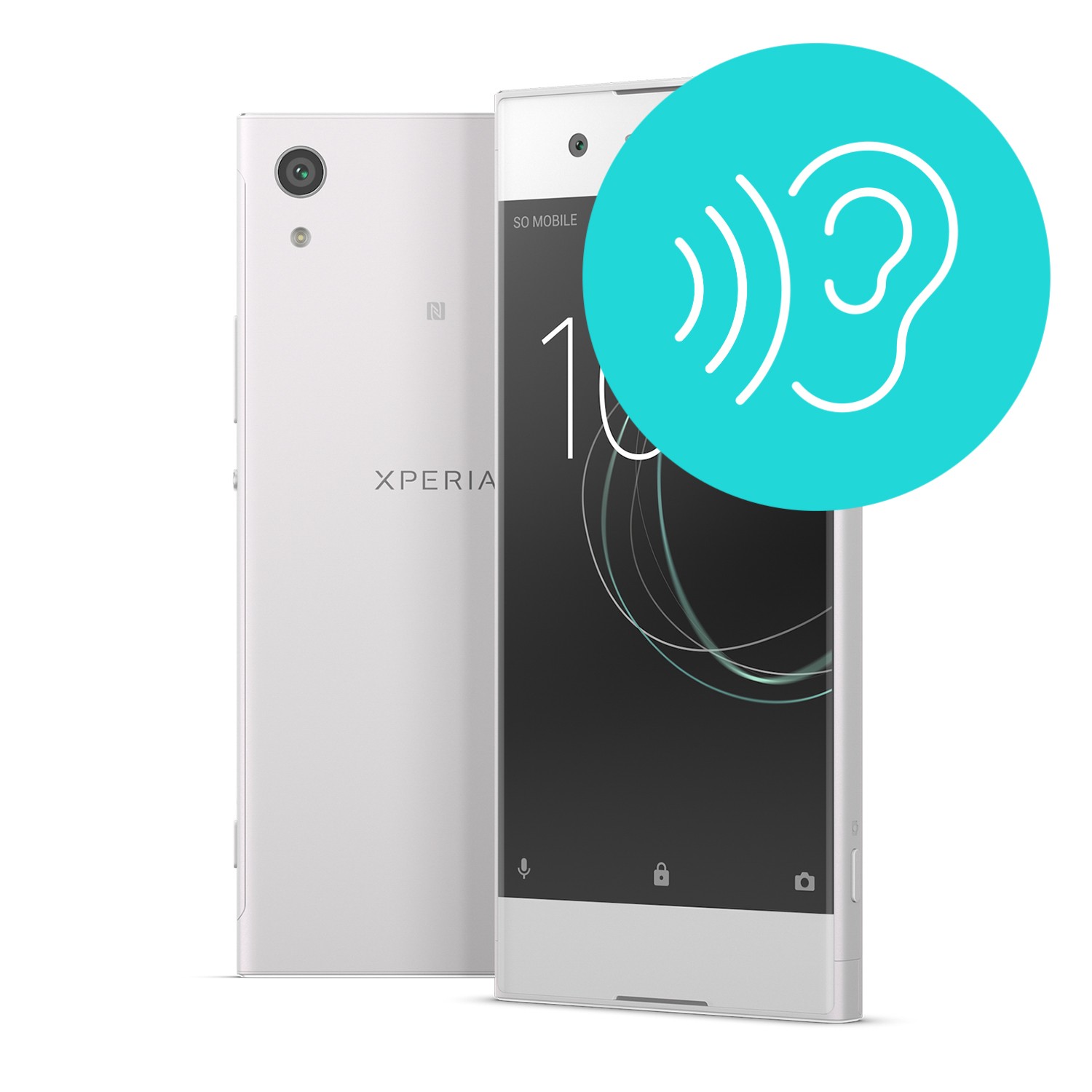 Servis zgornjega zvočnika za Sony Xperia XA1