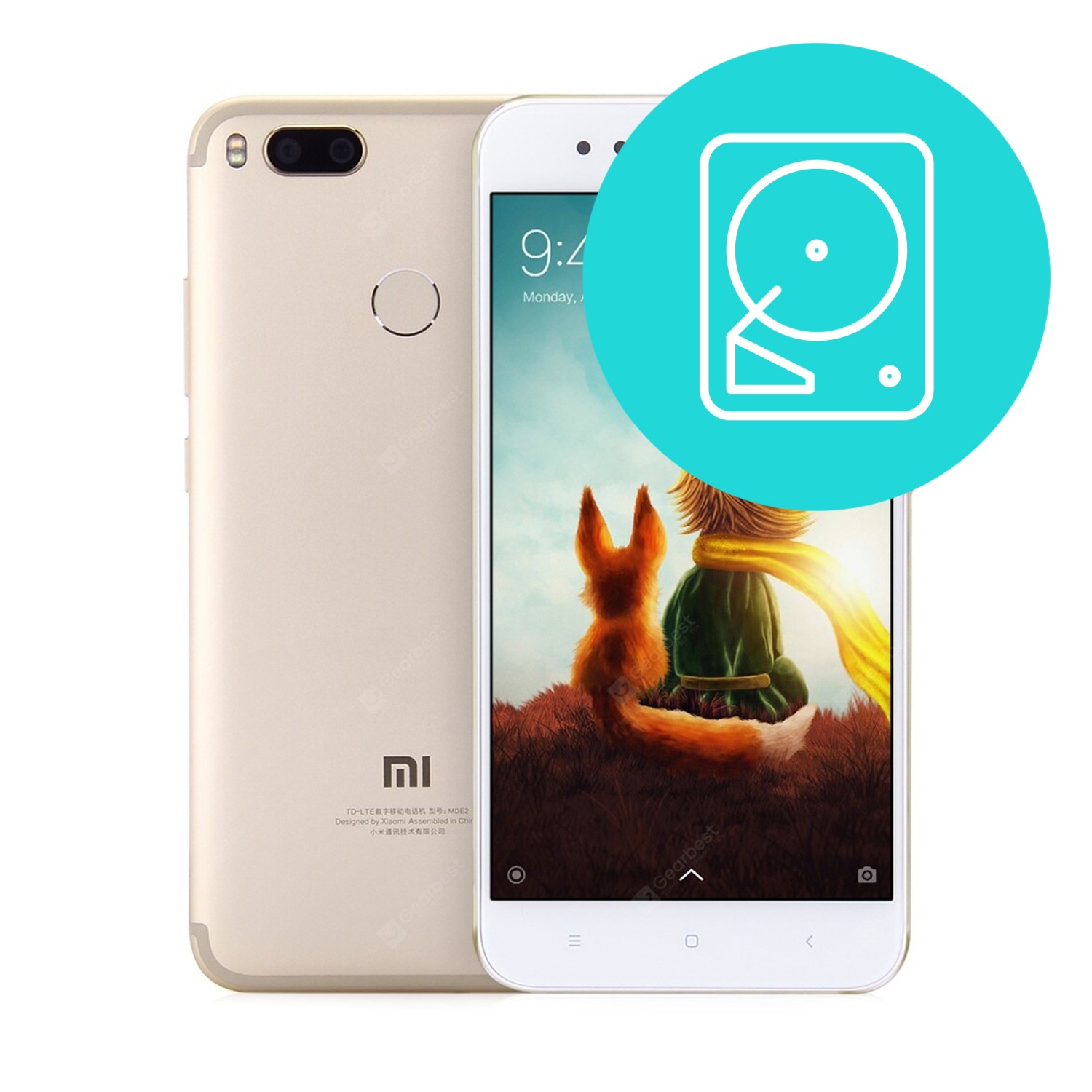 Povrnitev izbrisanih podatkov za Xiaomi Mi A1