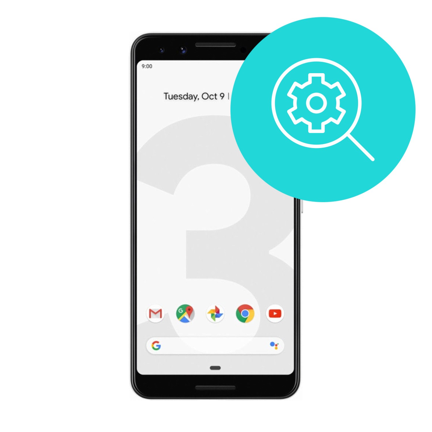 Prvi pregled (diagnostika) za HTC Google Pixel 3