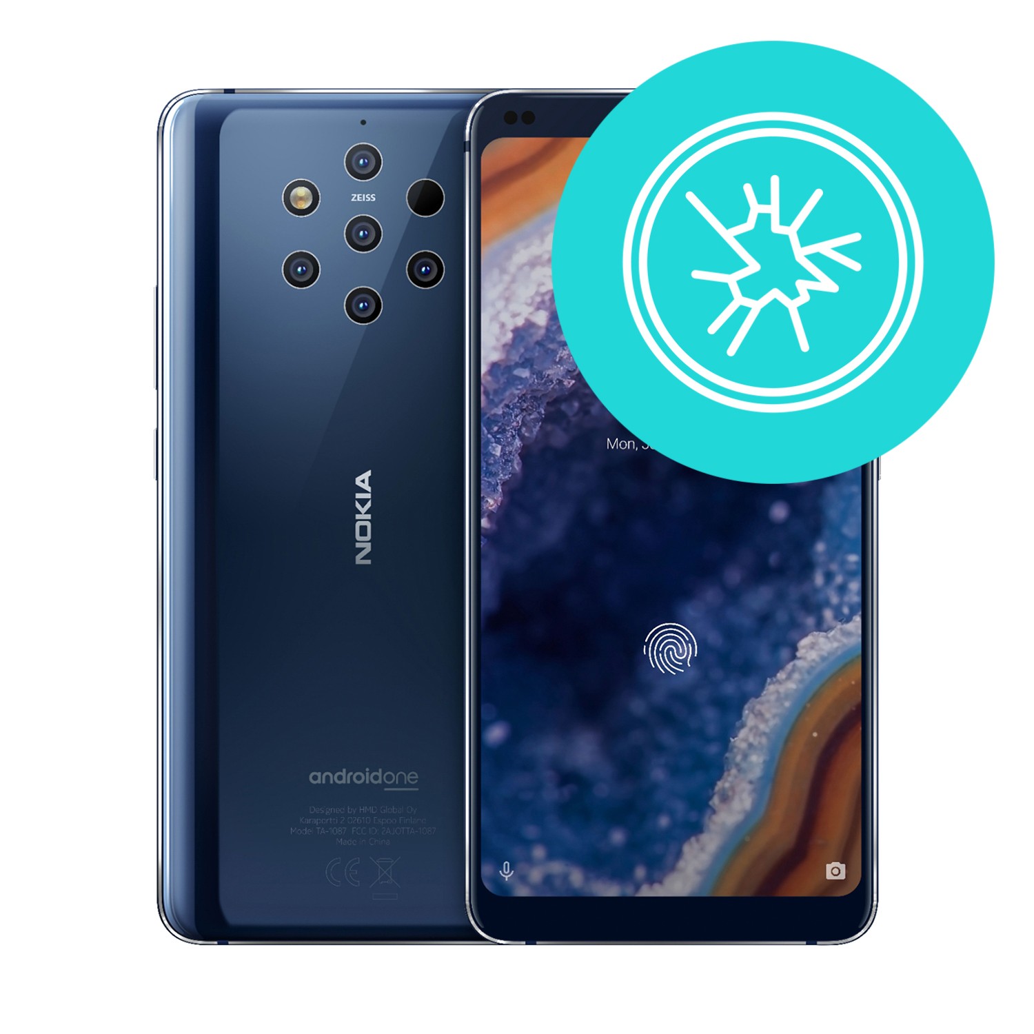 Servis stekla kamere za Nokia 9 PureView