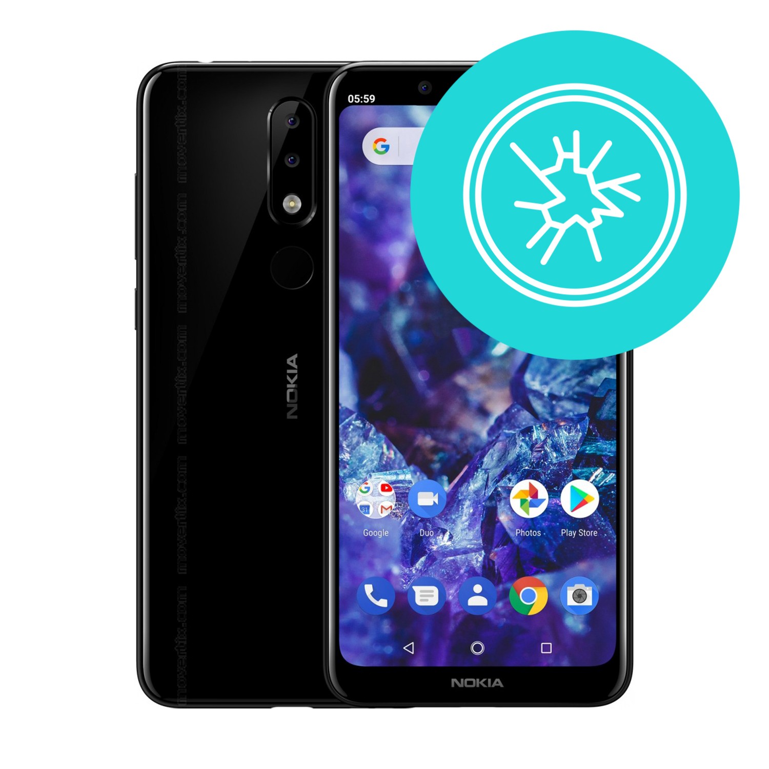 Servis stekla kamere za Nokia 5.1 Plus