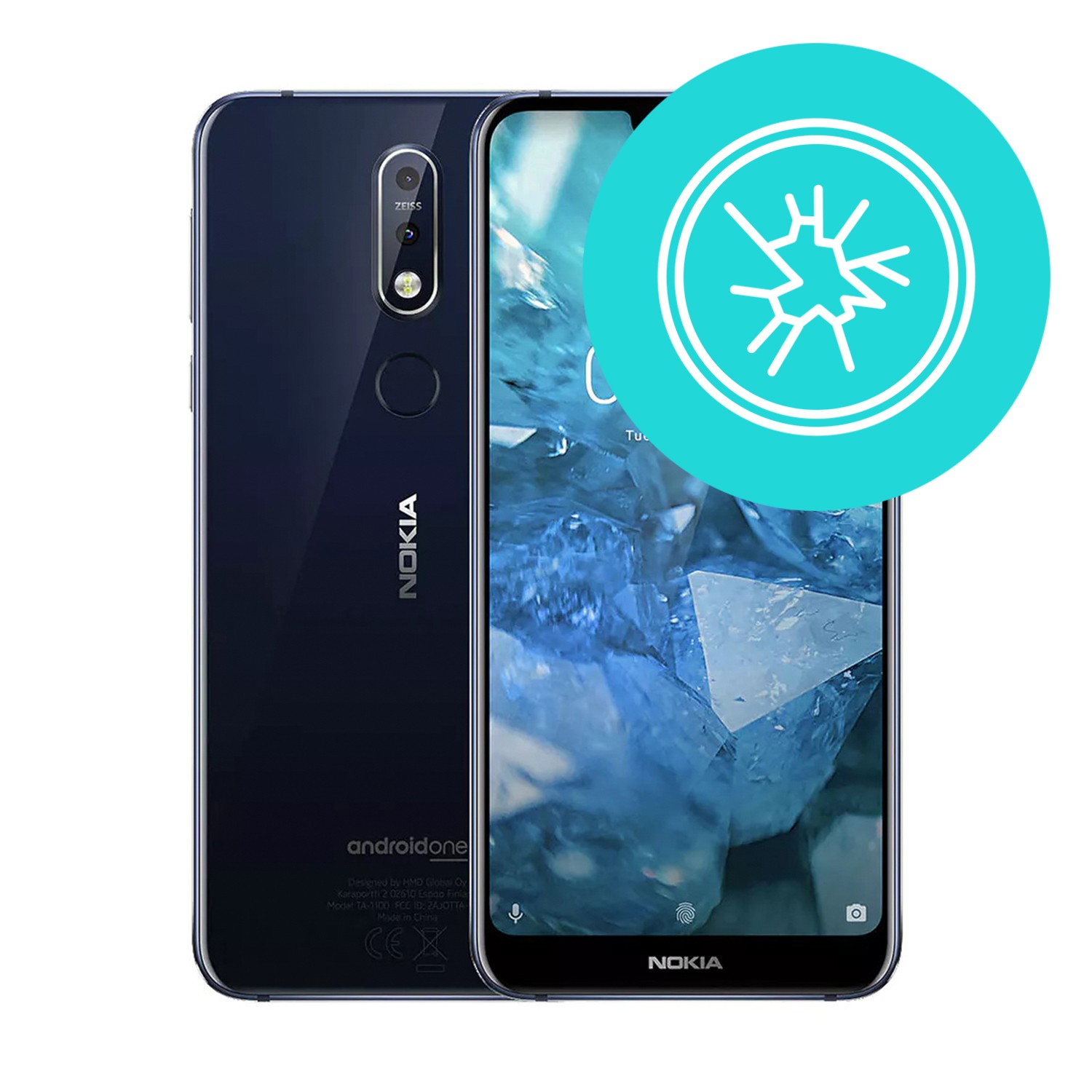 Servis stekla kamere za Nokia 7.1