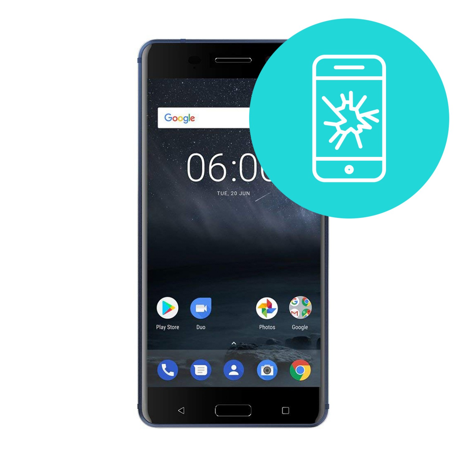 Menjava ekrana in stekla za Nokia 6