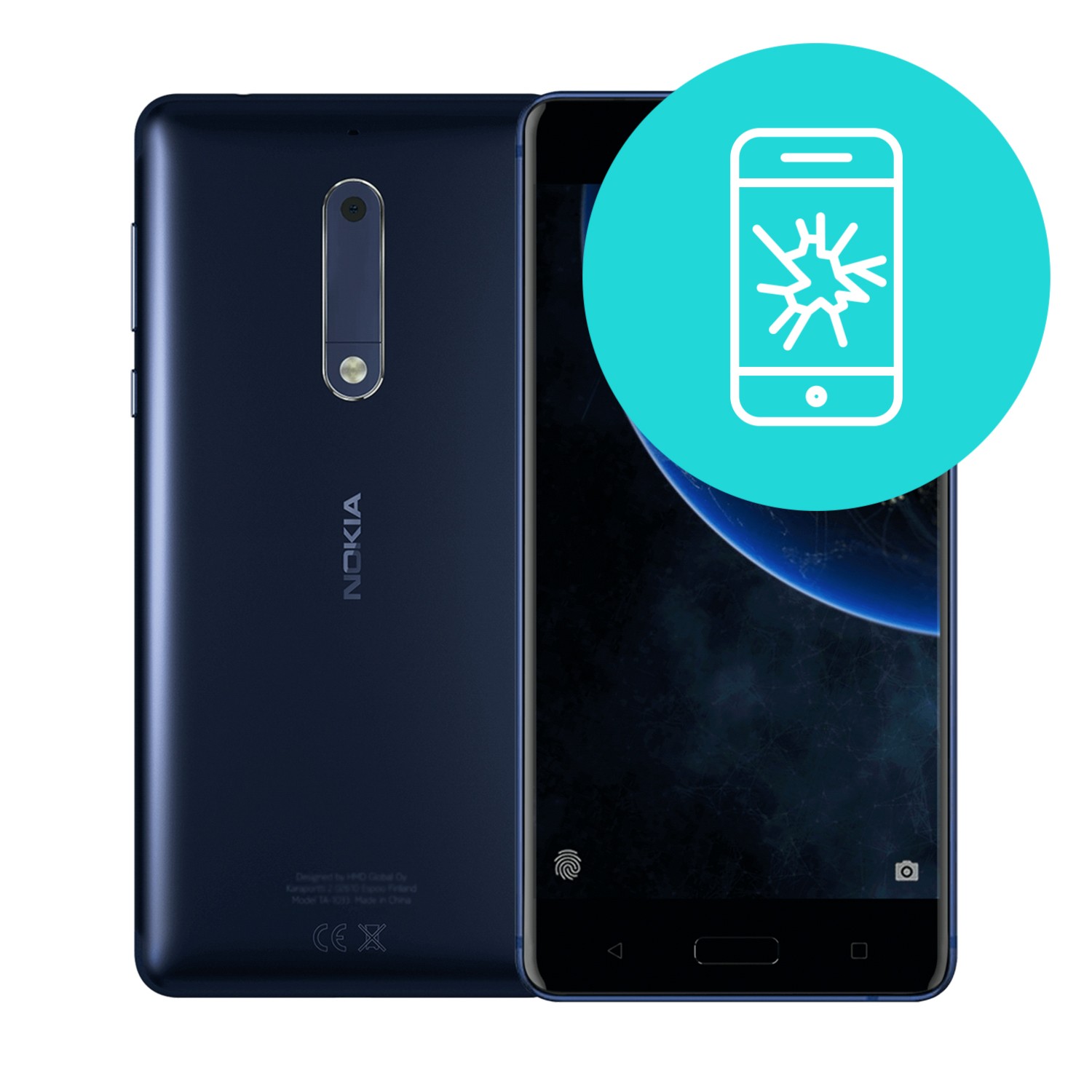 Menjava ekrana in stekla za Nokia 5