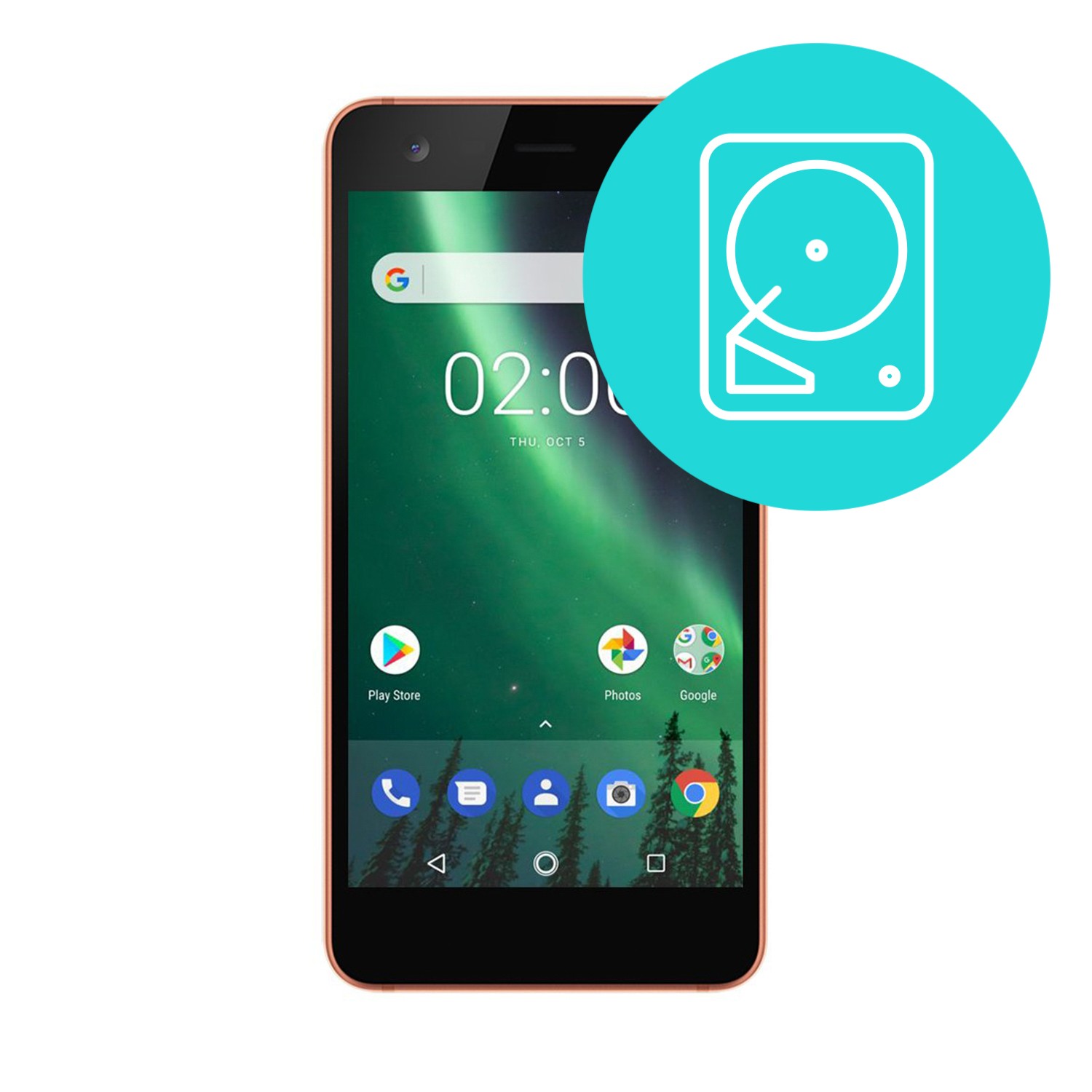 Povrnitev izbrisanih podatkov za Nokia 2