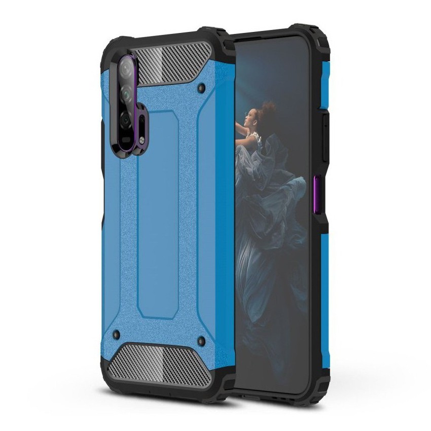 Robusten ovitek "Rock" za Huawei Honor 20 Pro - moder