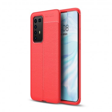 TPU gel ovitek "Gentry" za Huawei P40 Pro - rdeč