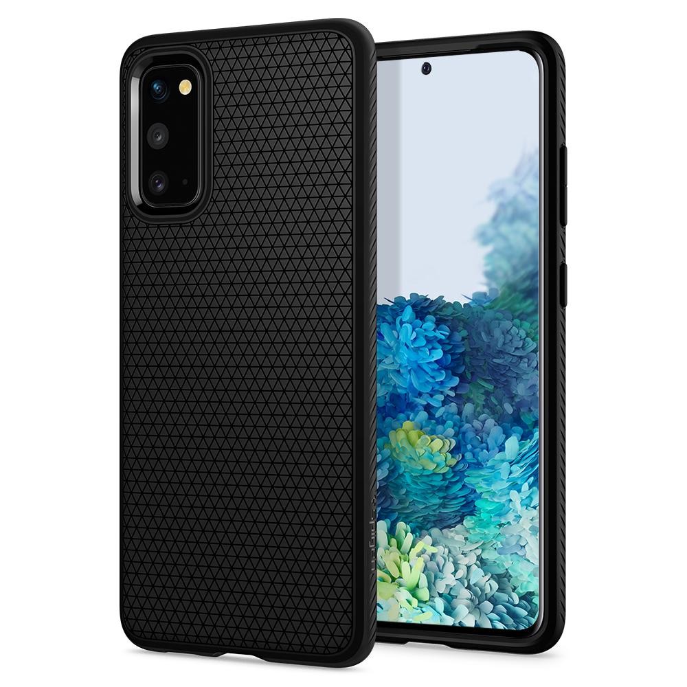 Ovitek Spigen "Liquid Air" za Samsung Galaxy S20 - black