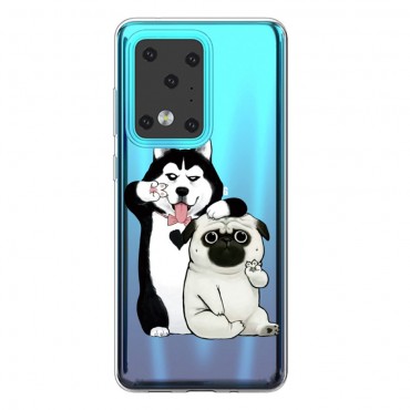 TPU gel ovitek "Dog Bros" za Samsung Galaxy S20 Ultra