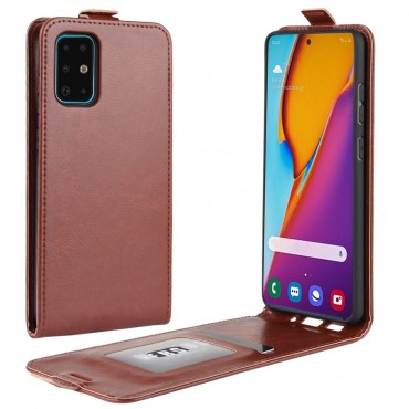Modni flip etui za Samsung Galaxy S20 Plus - rjav Modni flip etui za Samsung Galaxy S20 Plus - rjav