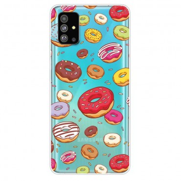 TPU gel ovitek "Doughnuts" za Samsung Galaxy S20