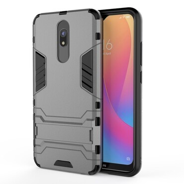 Robusten ovitek "Impact X" za Xiaomi Redmi 8A - siv