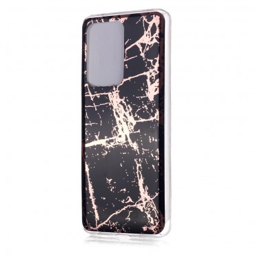 TPU gel ovitek "Metal Marble" za Samsung Galaxy S20 Ultra - črn