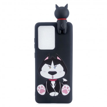 TPU gel ovitek "3D Cute Dog" za Huawei P40