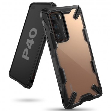 Ovitek Ringke "Fusion X" za Huawei P40 - black