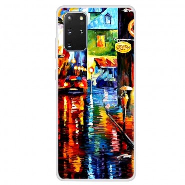 TPU gel ovitek "Oil Street" za Samsung Galaxy S20 Plus