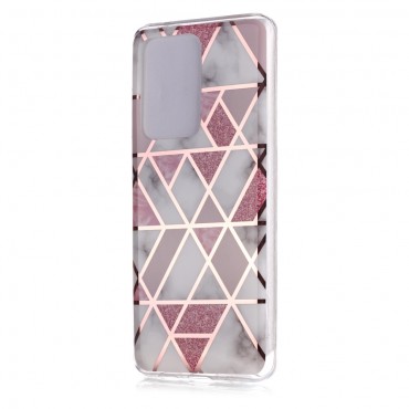 TPU gel ovitek "Metal Marble" za Samsung Galaxy S20 Ultra - bel