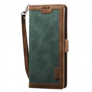 Eleganten etui "Vintage Splice" za Samsung Galaxy S20 Ultra - zelen