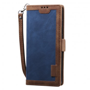 Eleganten etui "Vintage Splice" za Samsung Galaxy S20 - moder